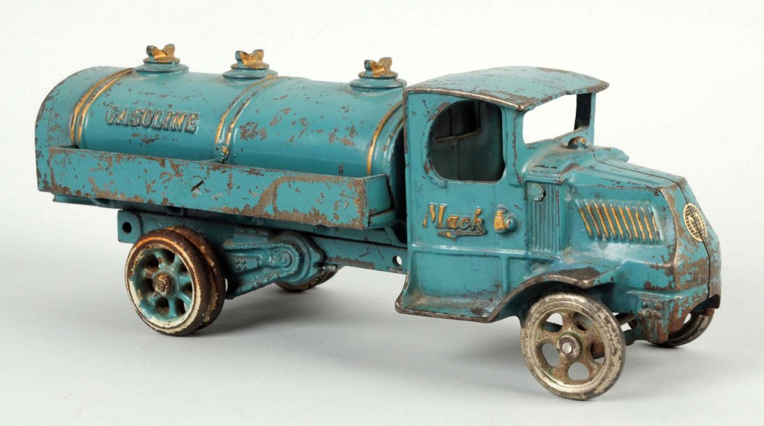 Cast Iron Arcade Mack Gasoline Truck. (1 of 2)