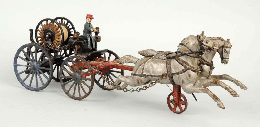 Rare Ives 1912 Hose Reel. (1 of 2)