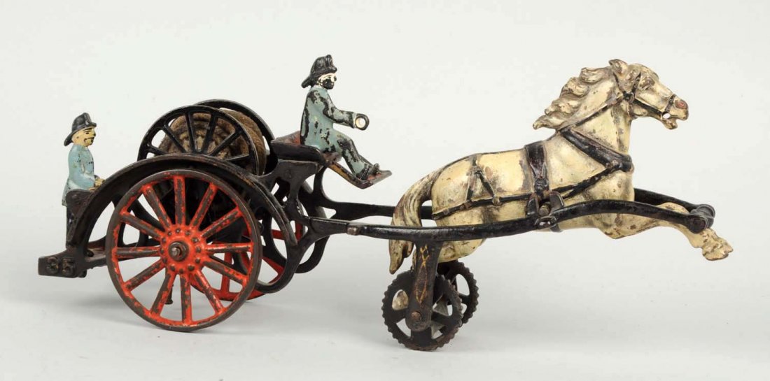 Scarce Carpenter Horse Drawn Hose Reel. (1 of 2)