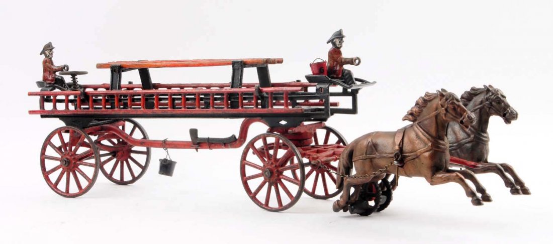 Carpenter Two Horse Ladder Wagon. (1 of 2)