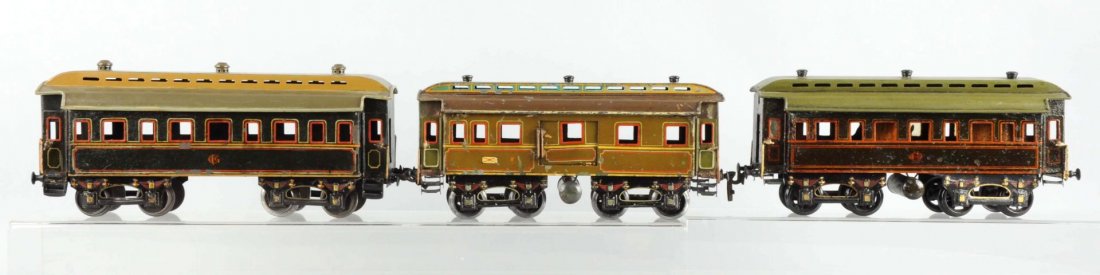 Lot Of 3: 1 Gauge Carette Passenger Cars. (1 of 2)