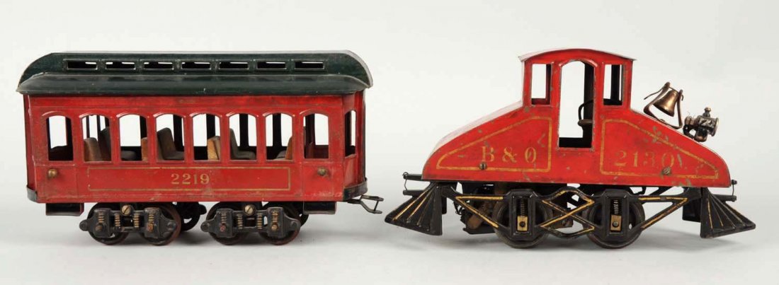 Voltamp B&O 2130 Steeple Cab Loco & 2219 Passenger (1 of 2)