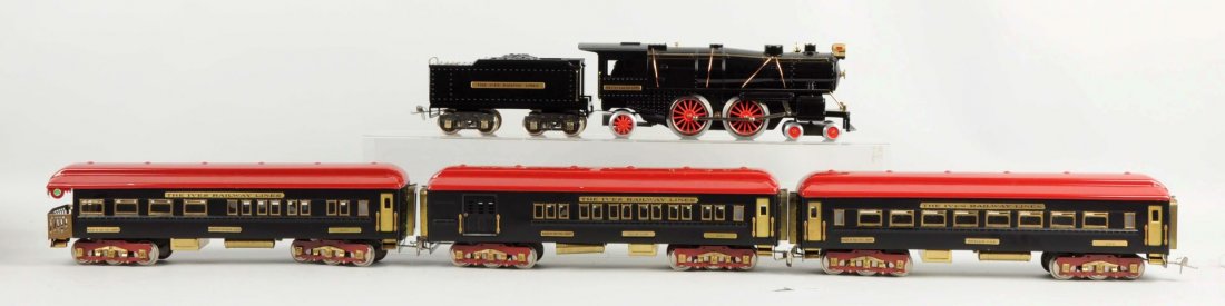 Lot Of 5: Ives 1134 Engine, Tender, & 3 Cars. (1 of 1)