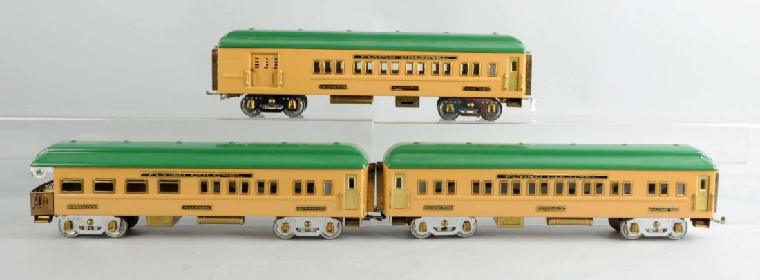 3 American Flyer Passenger Cars By Varney & Cirus. (1 of 2)