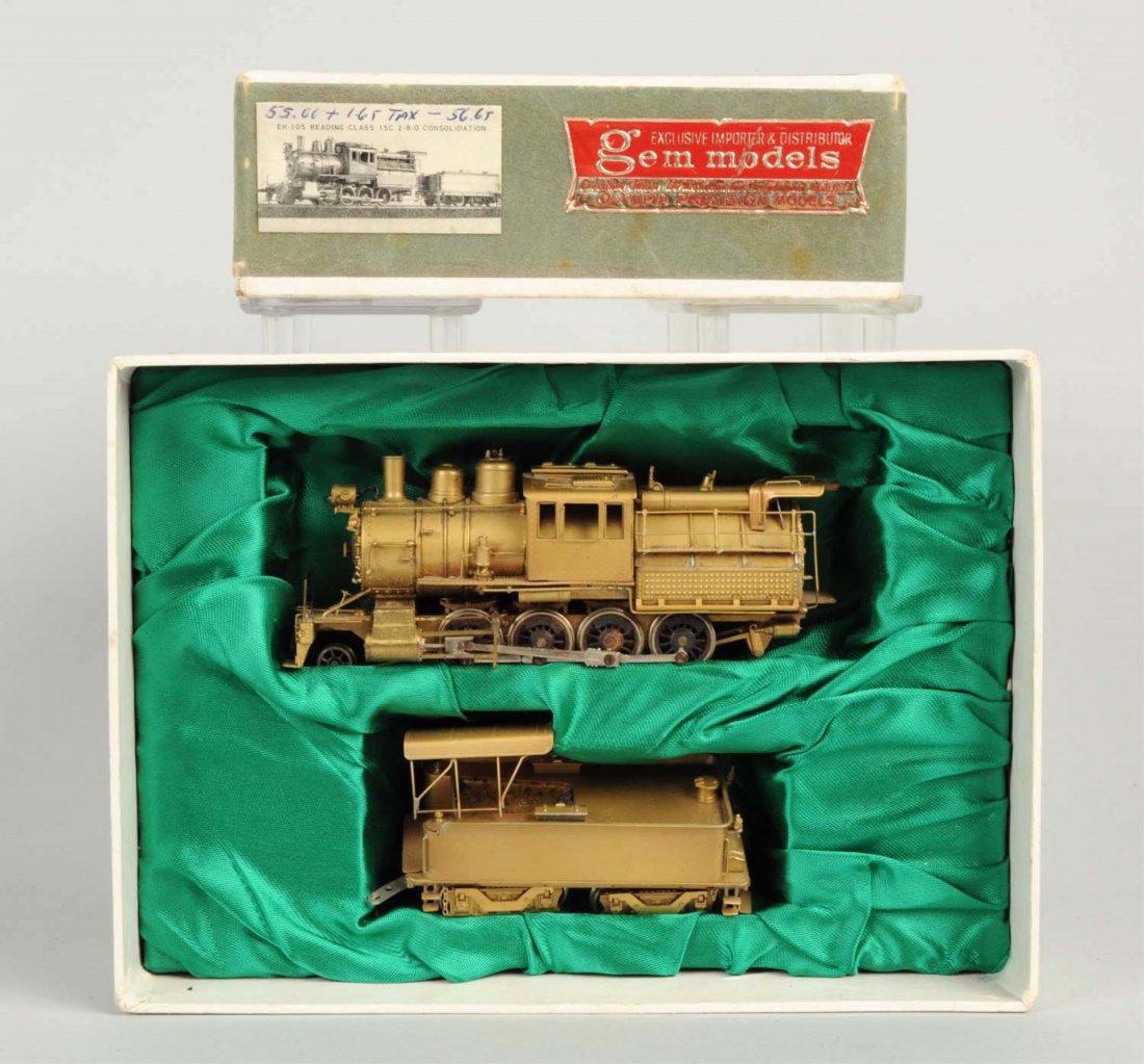 Japanese Olympia Brass Train Engine & Tender. (1 of 1)