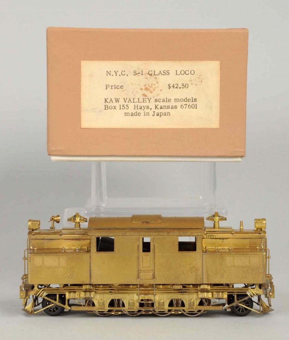 Japanese Kaw Valley Scale Model Brass HO Engine. (1 of 1)
