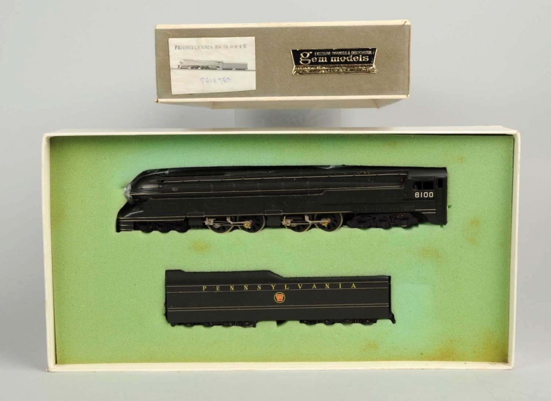 Olympia Models Brass PRR Locomotive & Tender. (1 of 1)