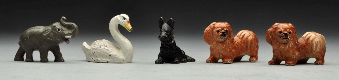 Cast Iron Assorted Party Favor & Card Holders. (1 of 2)