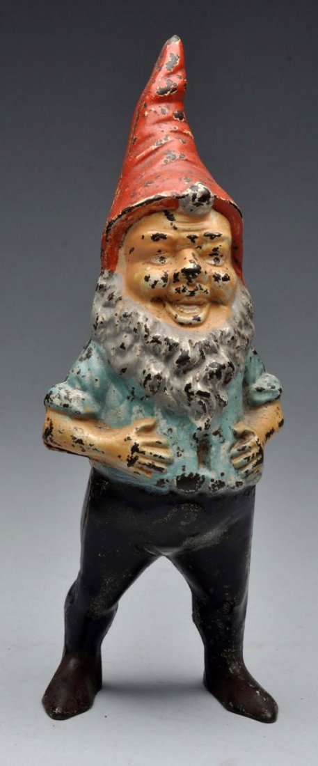 Cast Iron Gnome Doorstop. (1 of 2)