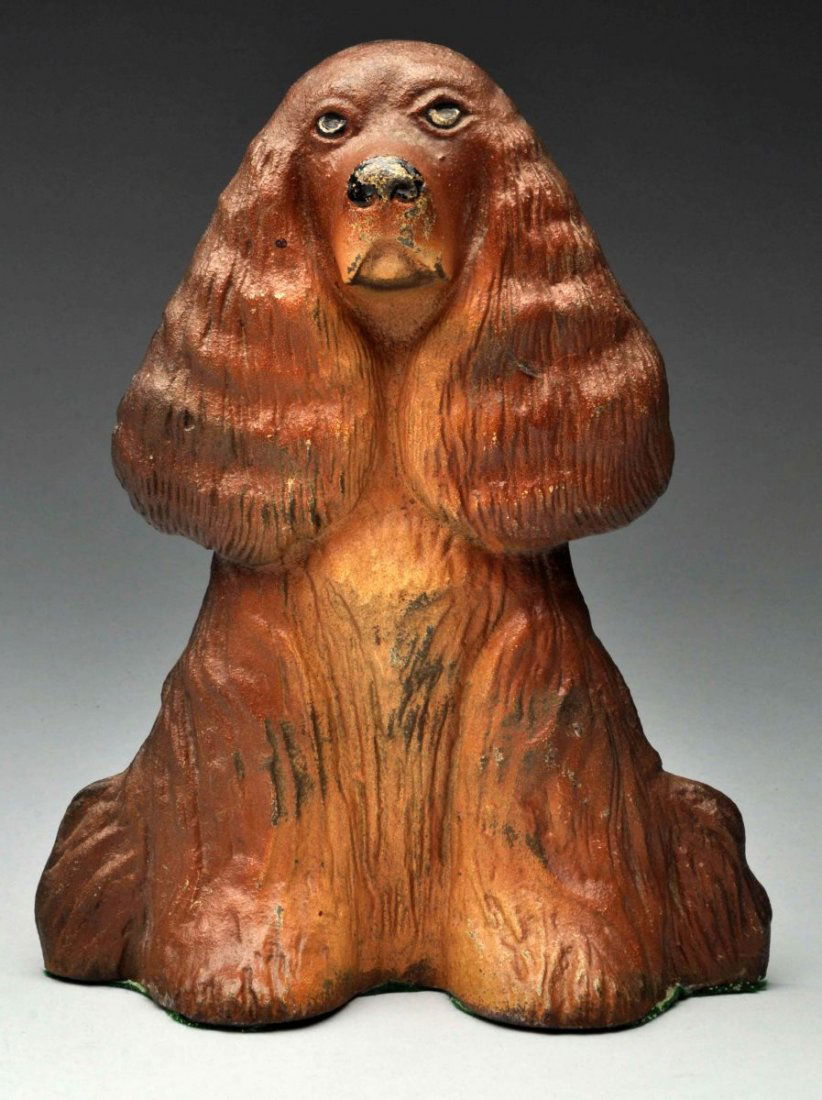 Cast Iron Dream Boy Cocker Spaniel Doorstop. (1 of 3)