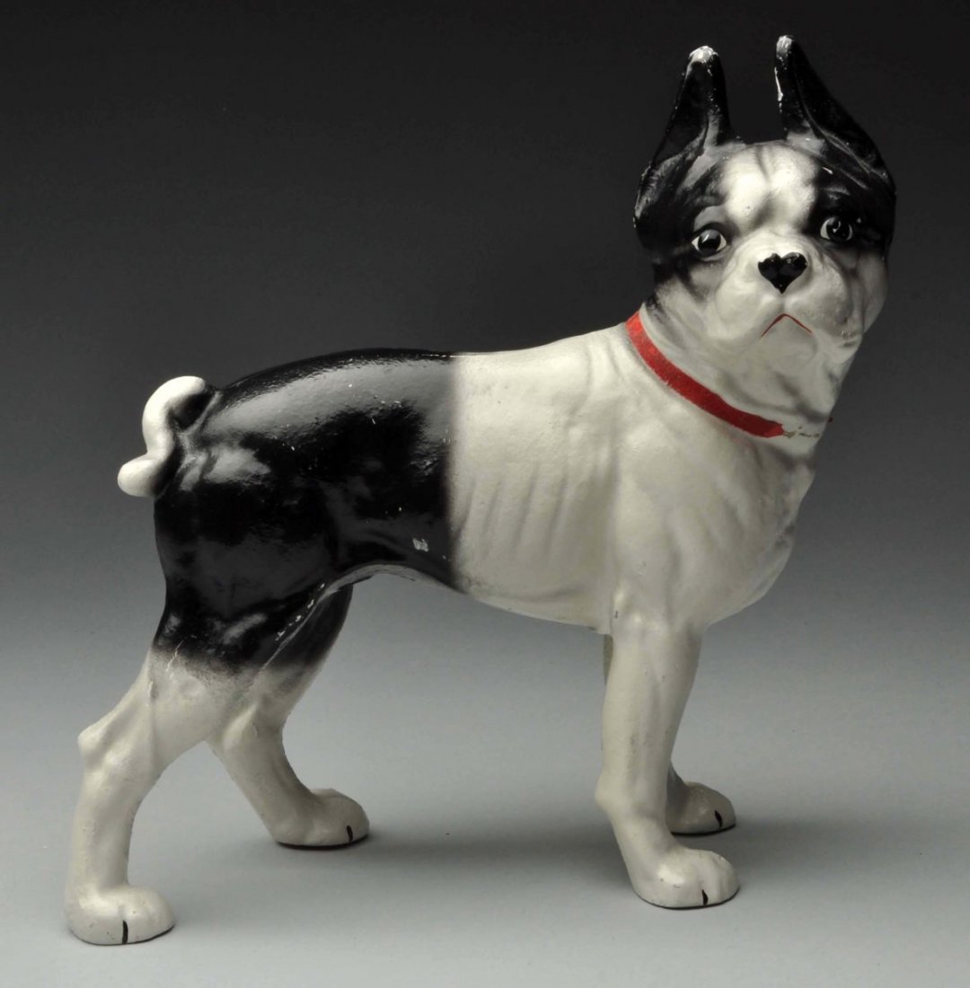 Cast Iron Boston Terrier Doorstop. (1 of 2)