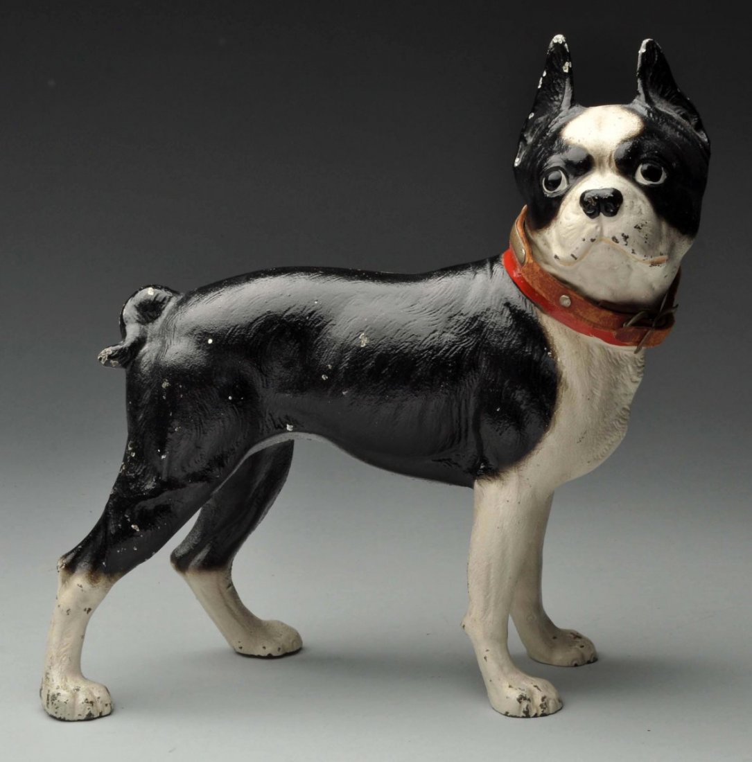 Cast Iron Boston Terrier Doorstop. (1 of 2)