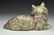 Cast Iron Reclining Persian Cat Doorstop. - 3
