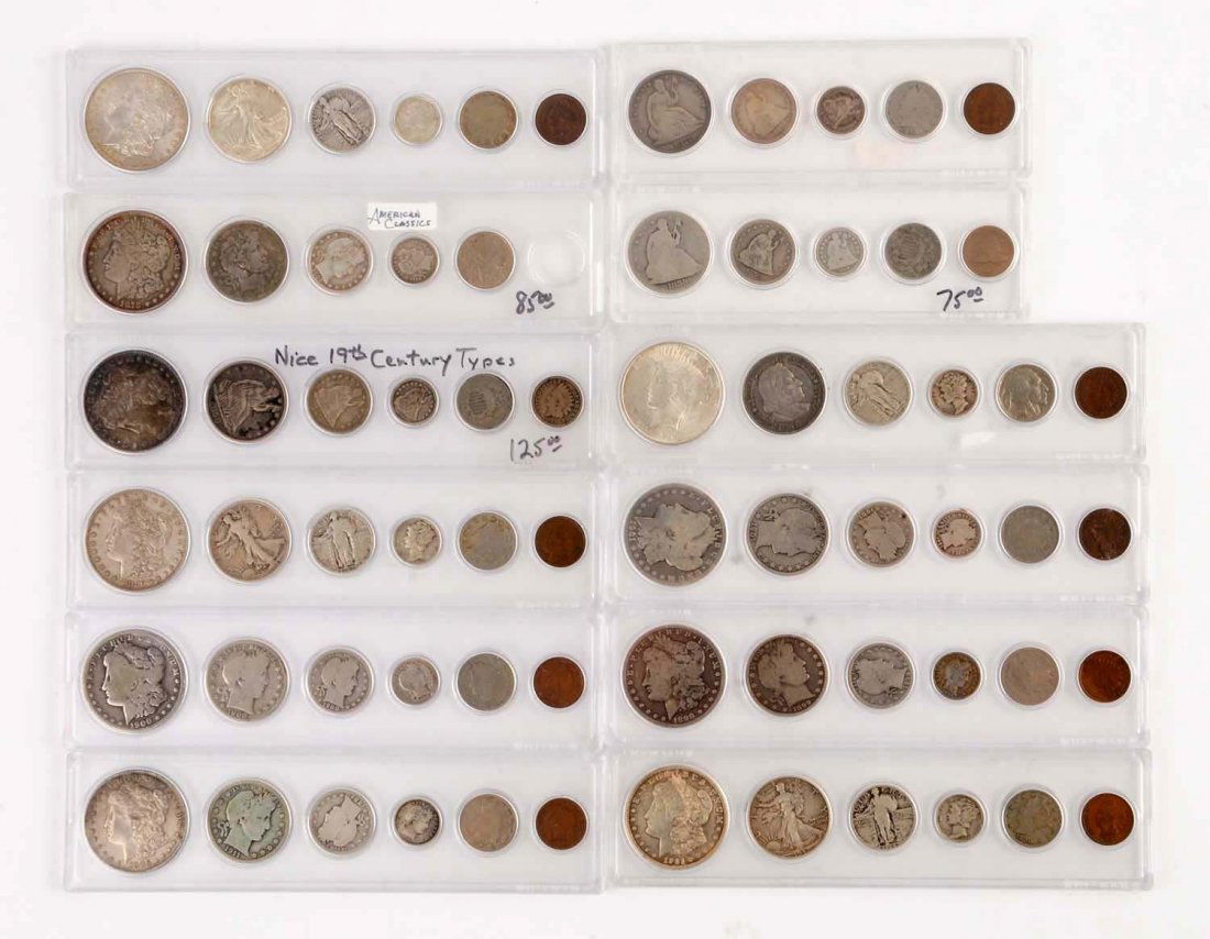 Lot Of 12: Type Sets In Plastic Holders. (1 of 1)