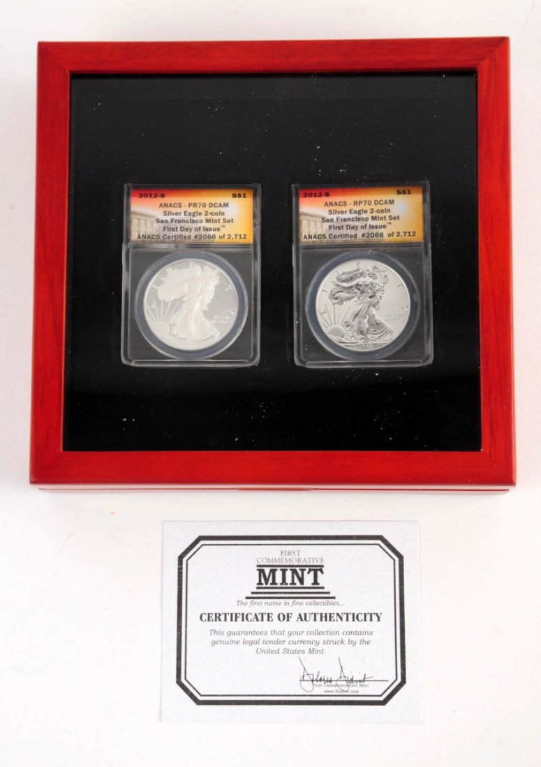 Lot Of 2: Silver Eagles. (1 of 3)