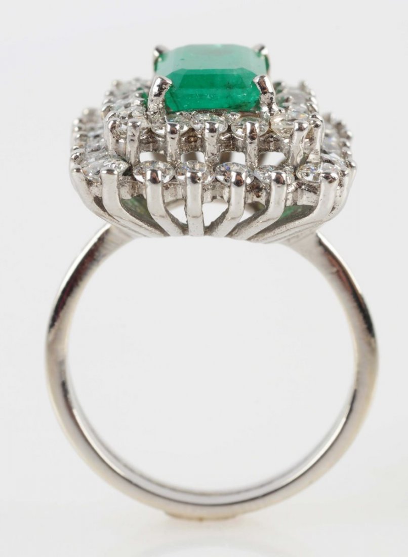 Emerald & Diamond Dinner Ring. (1 of 8)