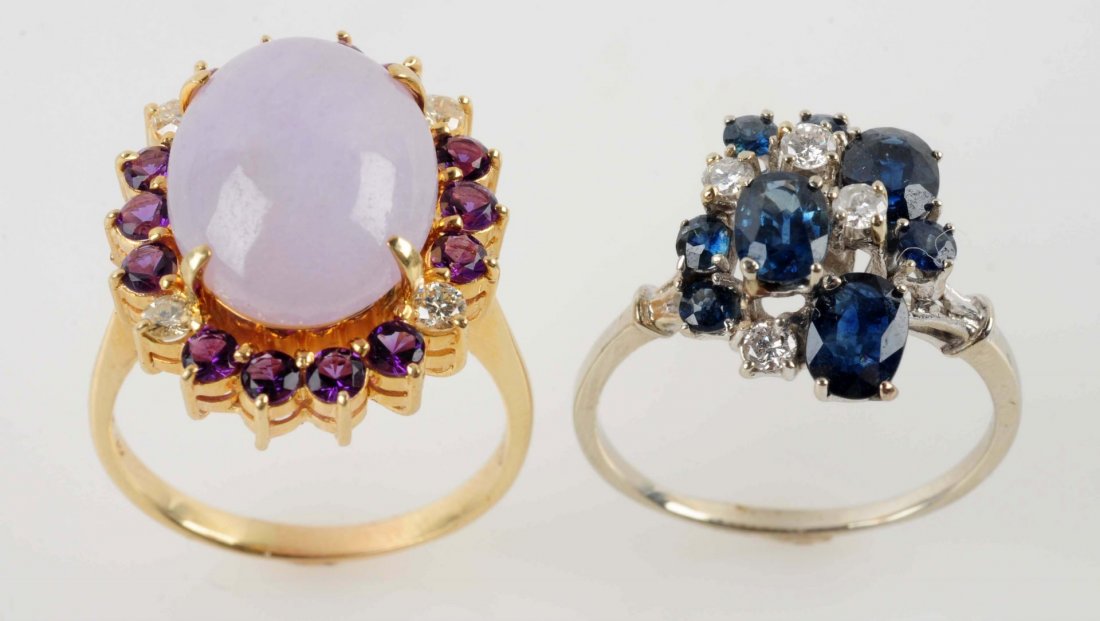 Lot Of 2: Gold Rings. (1 of 9)