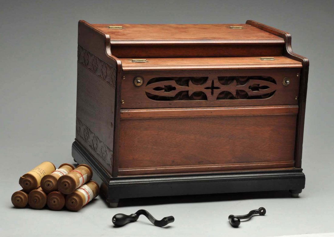 Mctammany Bijou Orchestron Roller Organ Music Box. (1 of 5)