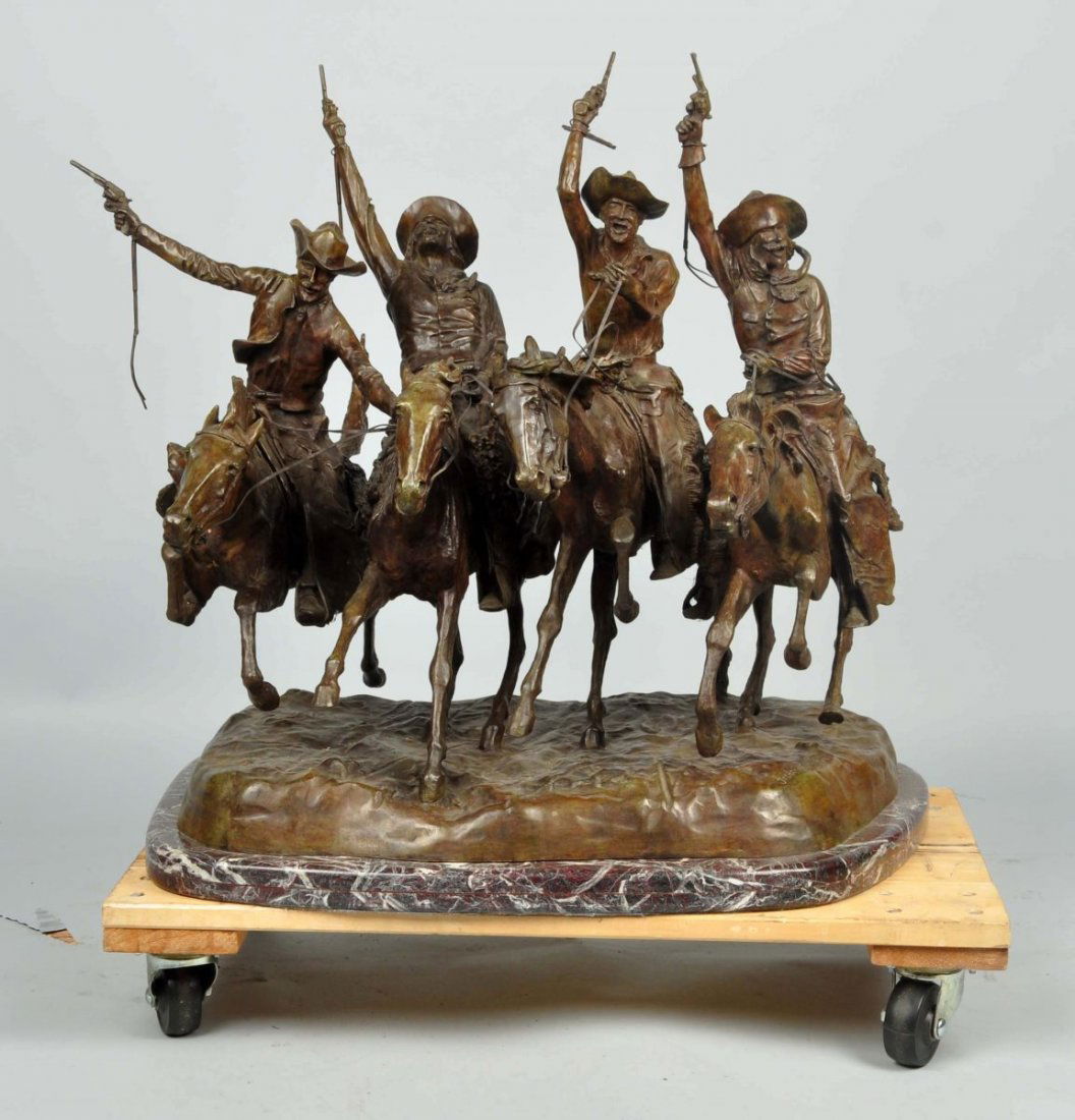 F. Remington Bronze "Comin' Through The Rye". (1 of 8)