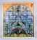 Very Large Leaded & Stained Glass Window.