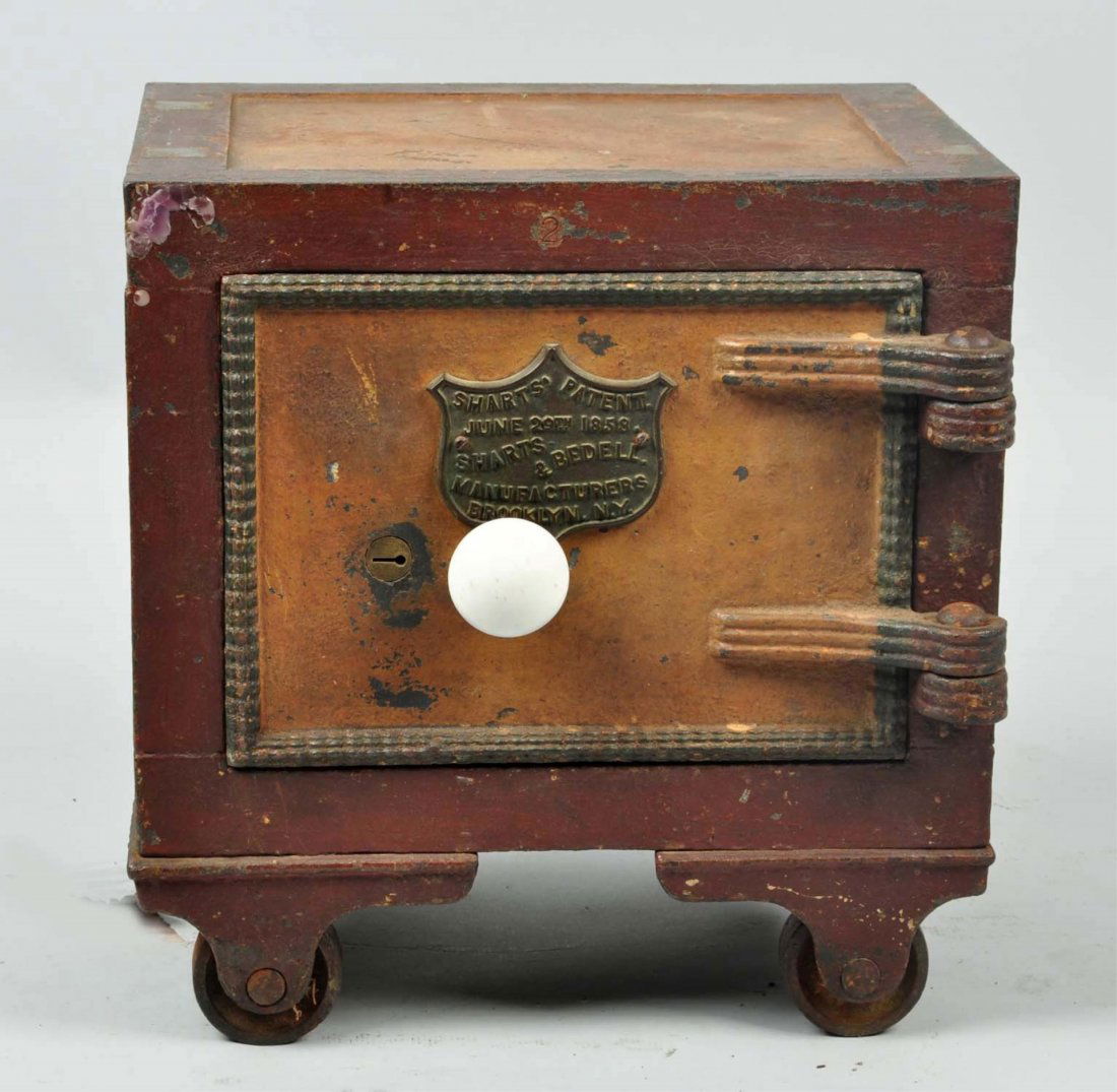 Sharts & Bedell Rolling Floor Safe. (1 of 3)