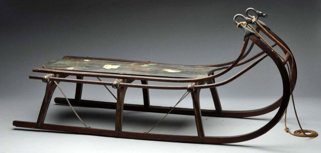 Early Wooden Sled. (1 of 4)