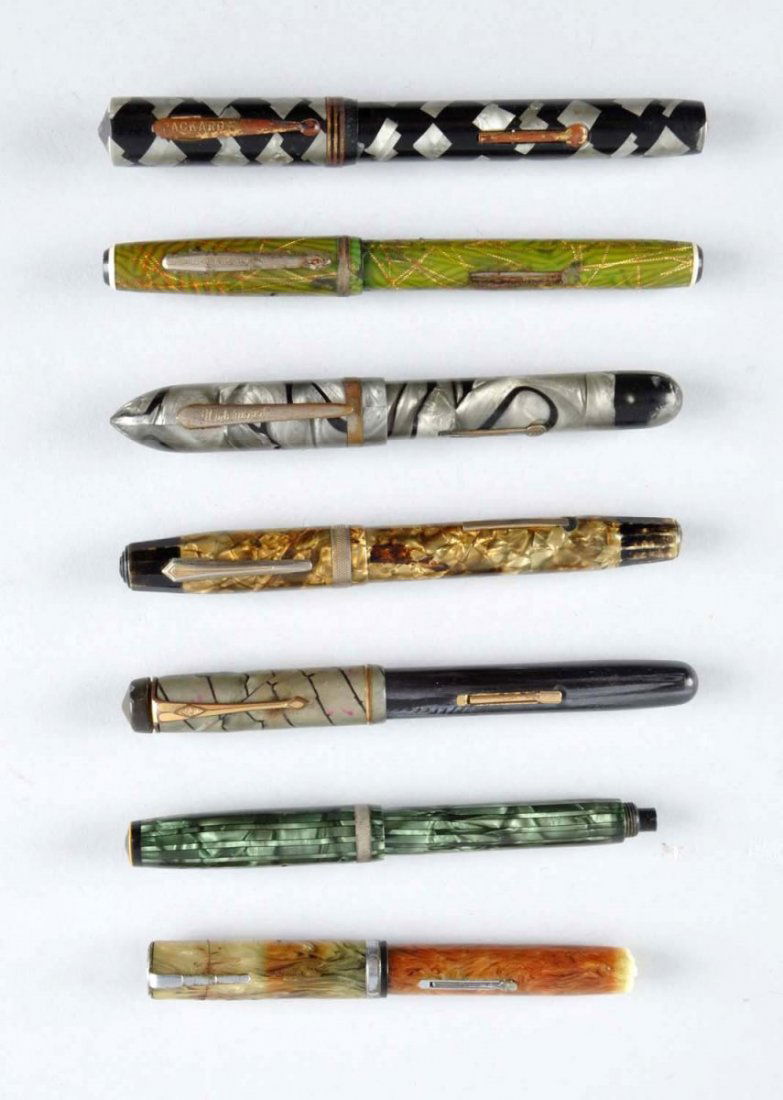 Lot Of 7: Assorted Fountain Pens. (1 of 4)