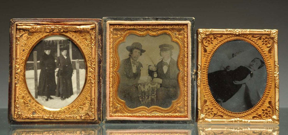 lot of 3: 2 Tin Types & 1 Photo. (1 of 1)