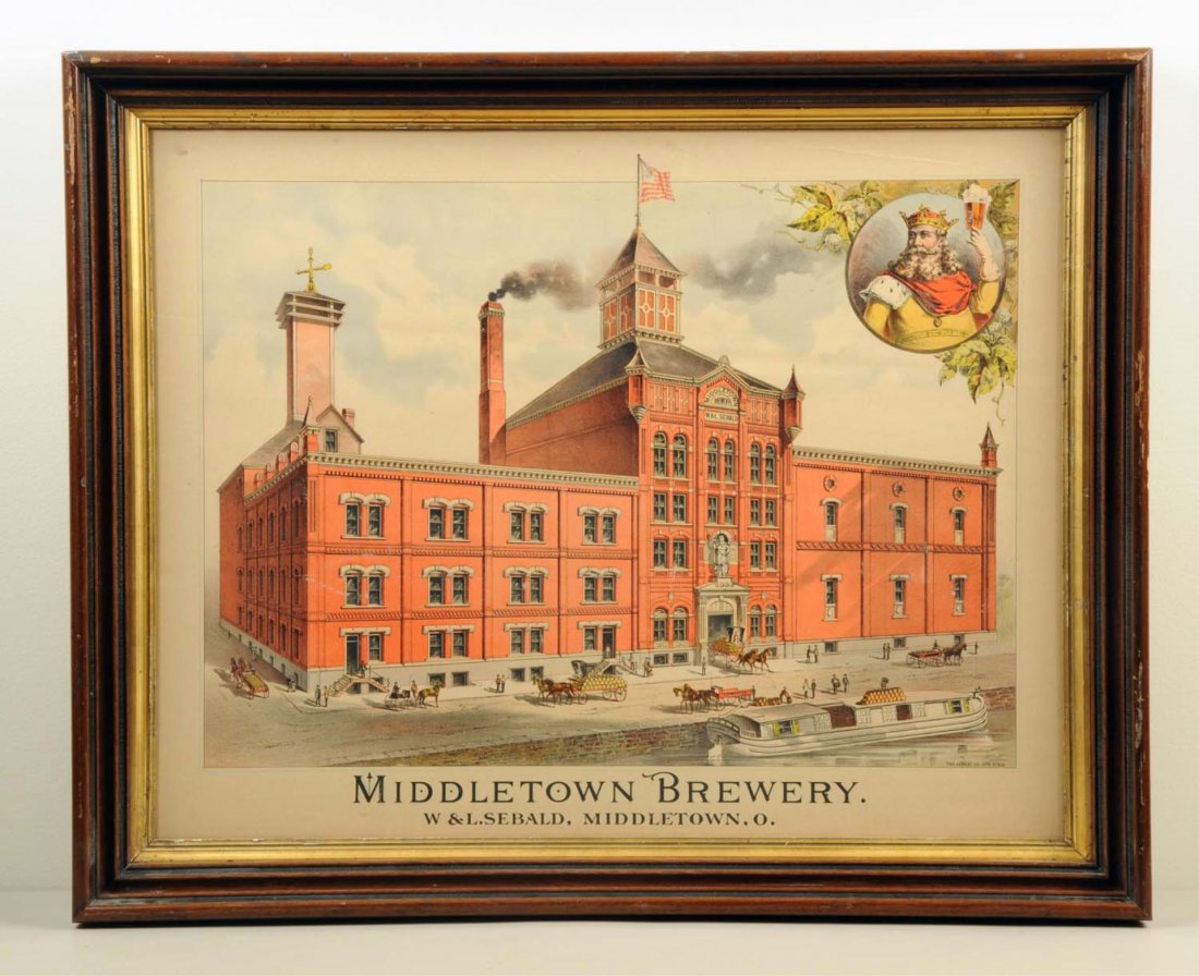 Middletown Brewery Lithograph. (1 of 1)
