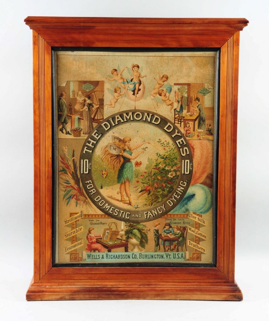 Diamond Dyes Store Cabinet. (1 of 4)