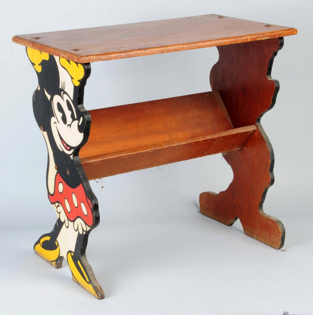 Mickey and Minnie Mouse Wooden Book Shelf. (1 of 2)