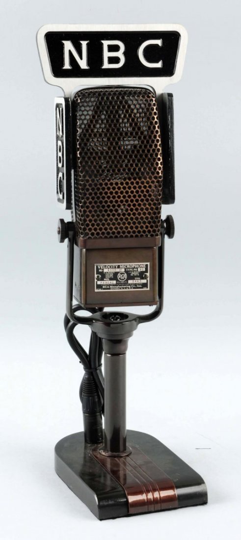 Rca Model Pb90a2 Nbs Broadcast Microphone Sep 18 2015 Dan Morphy Auctions In Pa