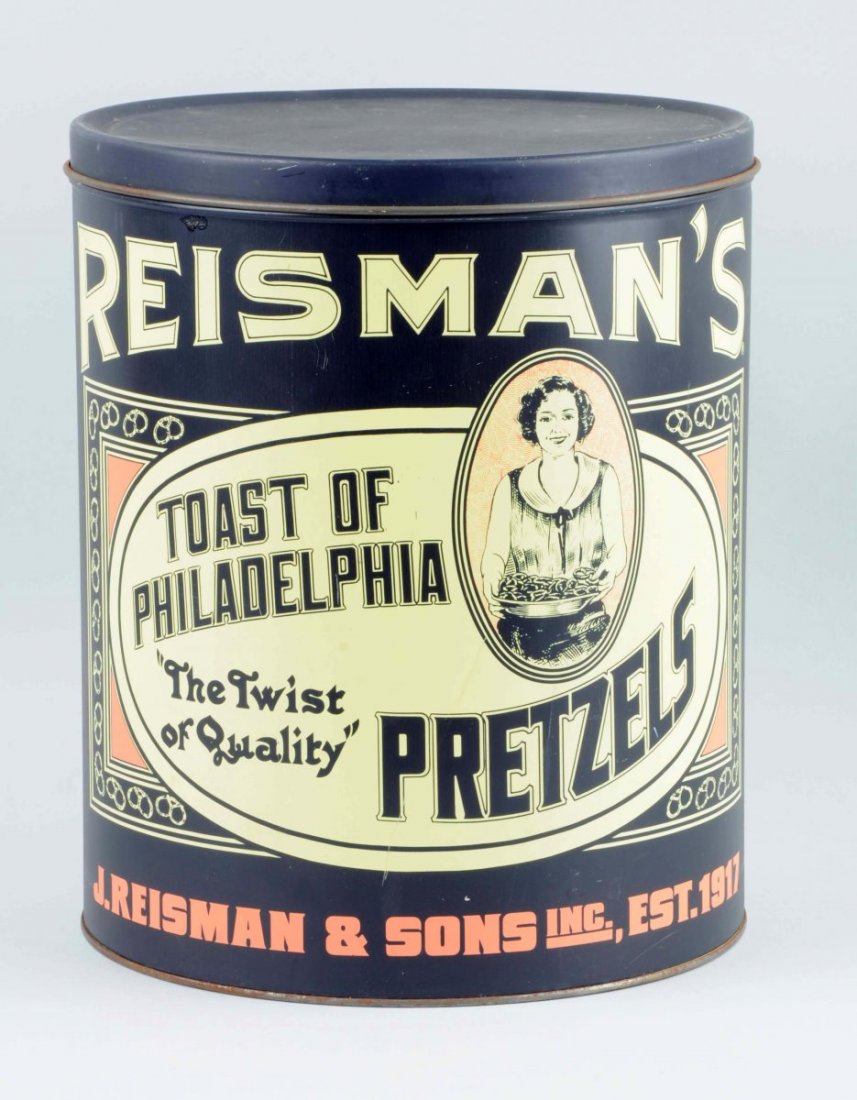 Reisman Pretzel Tin Can. (1 of 2)