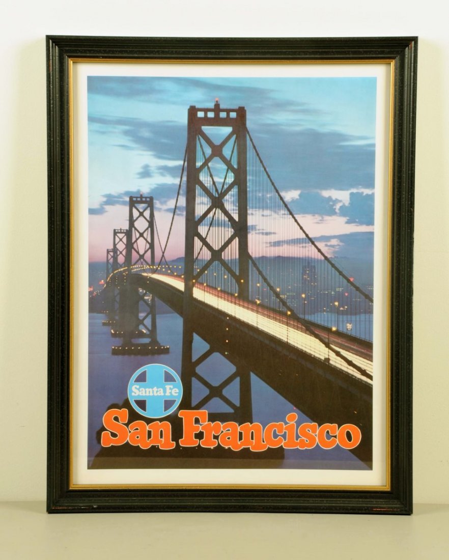 San Francisco Santa Fe Railway Poster. (1 of 1)