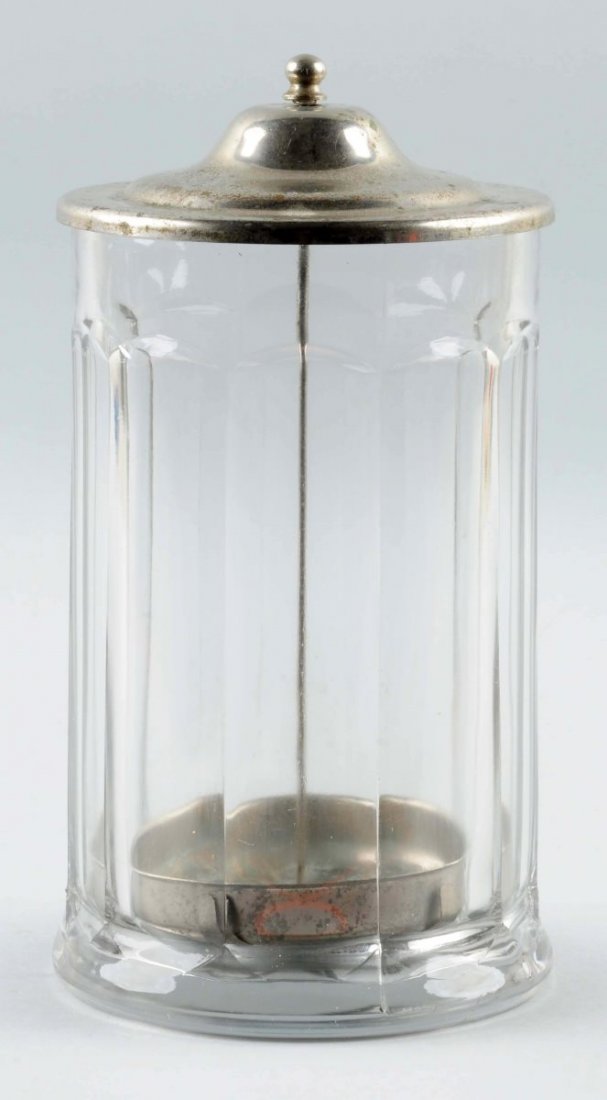 Wide Glass Straw Holder. (1 of 1)