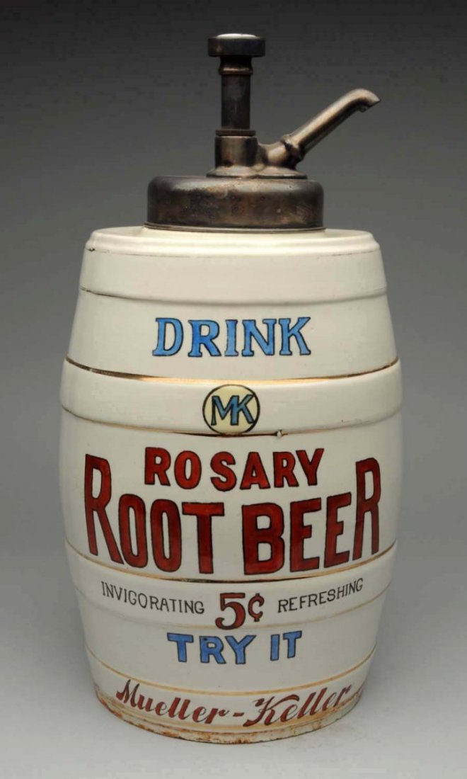 Rosary Root Beer Syrup Dispenser. (1 of 3)