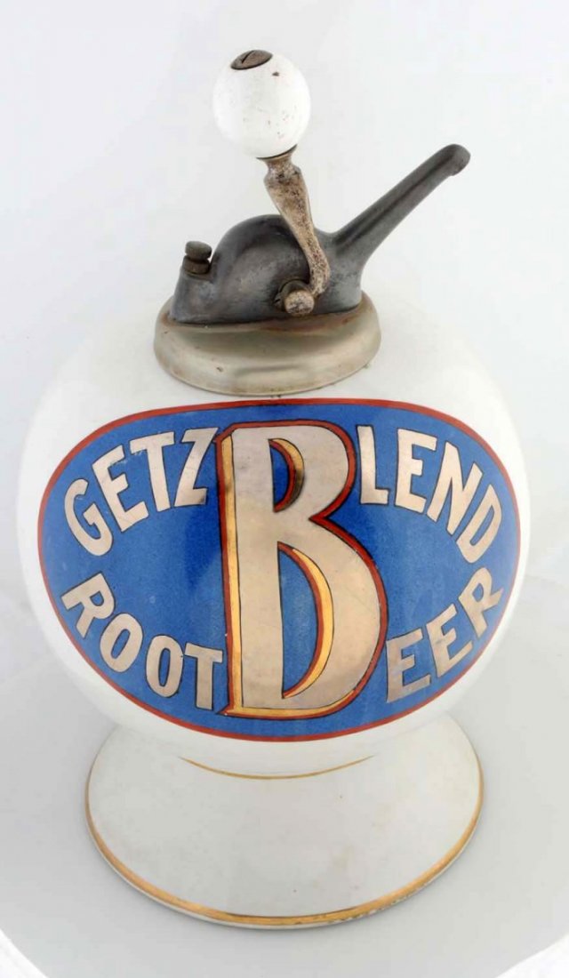 Getz Blend Root Beer Syrup Dispenser. (1 of 3)