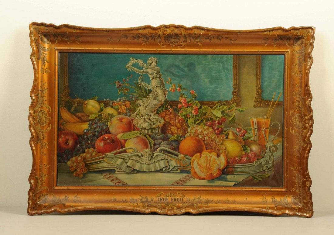 True Fruit Embossed Tin Self-Framed Sign. (1 of 1)