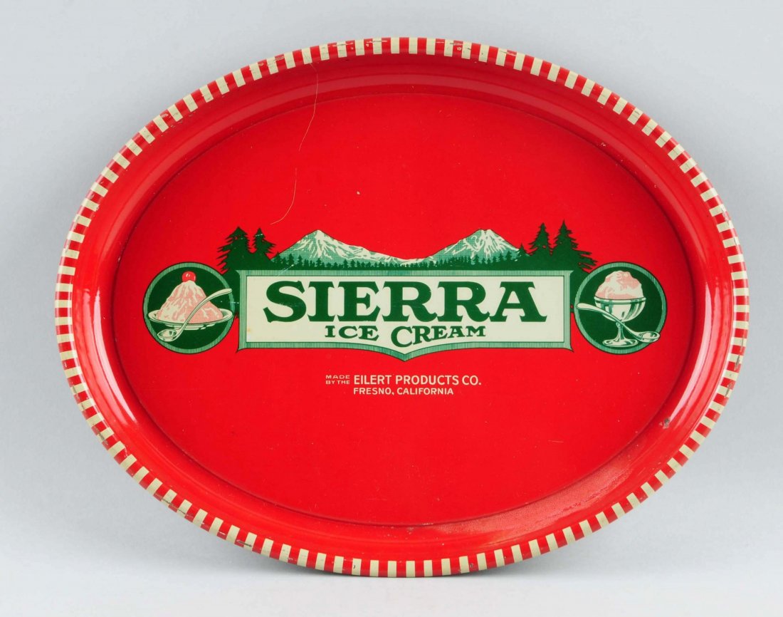 Sierra Ice Cream Tin Serving Tray. (1 of 1)