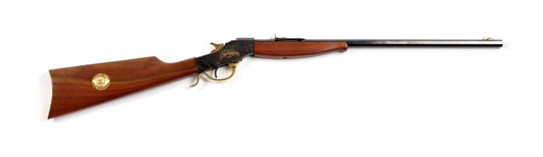 **Stevens Favorite Single Shot Rifle.: Serial # 03291SF .22 rimfire with a 22" barrel. Stevens manufactured 1,000 of these rifles in 1971 to commemorate the Stevens Favorite falling block single action rifle. The rifle is standard as issue