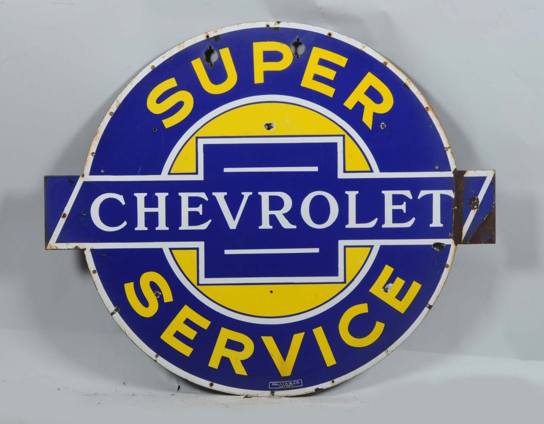 Super Chevrolet Service SSP Diecut Neon Skin Sign. (1 of 2)