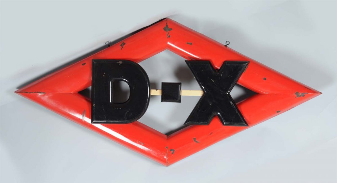 D-X Single Sided Porcelain 3D Sign. (1 of 1)
