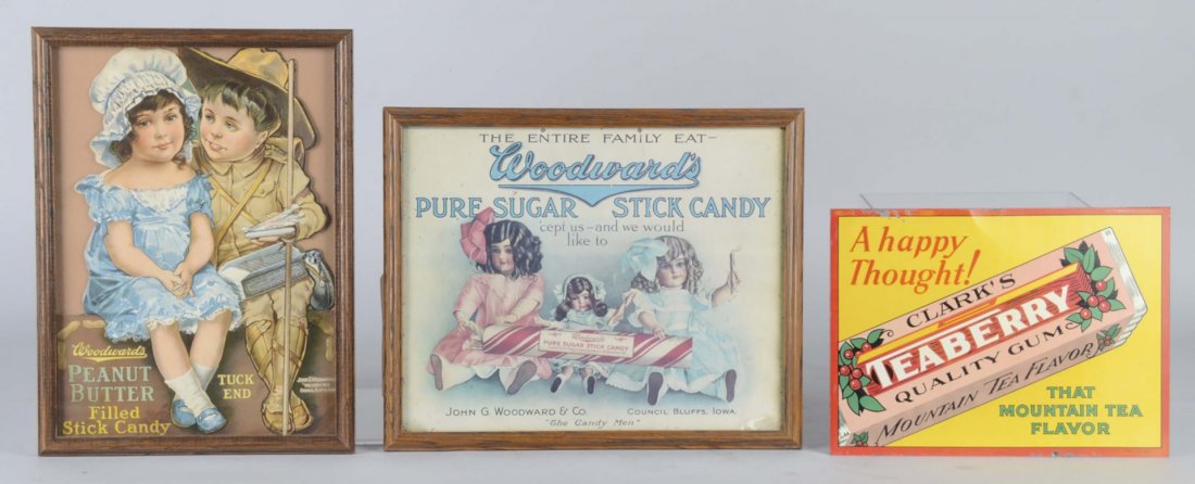 Lot Of 3: Candy Advertising Signs (1 of 1)