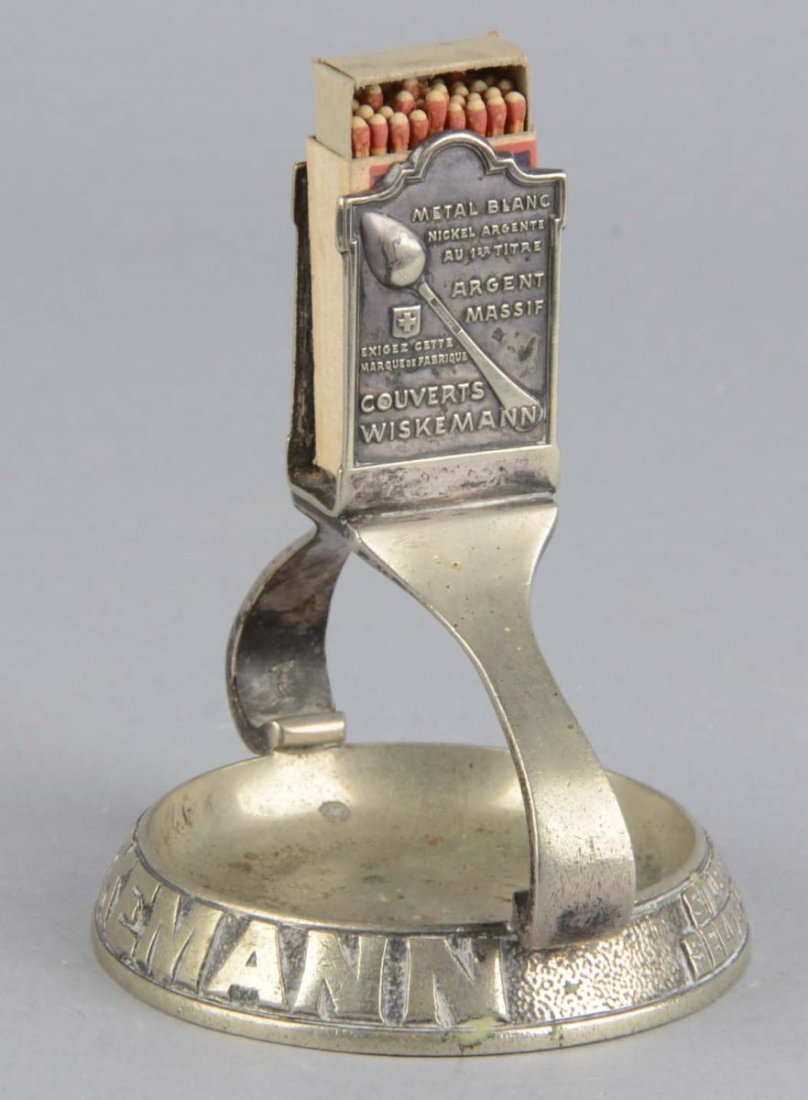 Swiss Silver Ware Makers Advertising Ashtray (1 of 2)