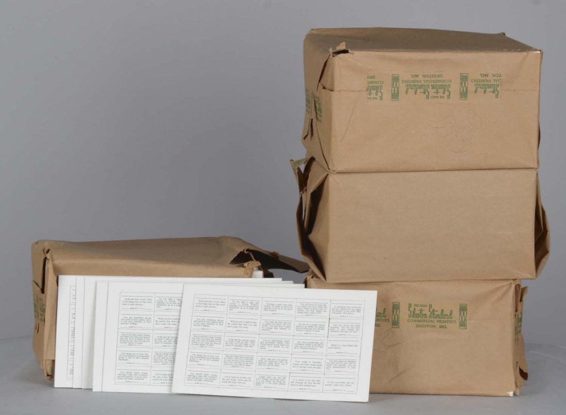 Lot Of 4: Boxes Of Arcade Fortune Cards (1 of 2)