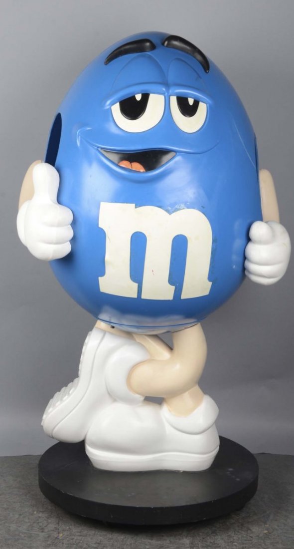 Large Blue M&M "Spokescandy" Figure (1 of 2)