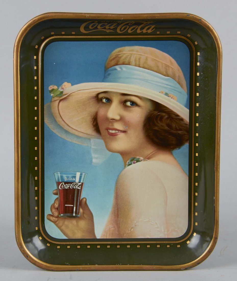Coca Cola Summer Girl Tin Serving Tray (1 of 2)