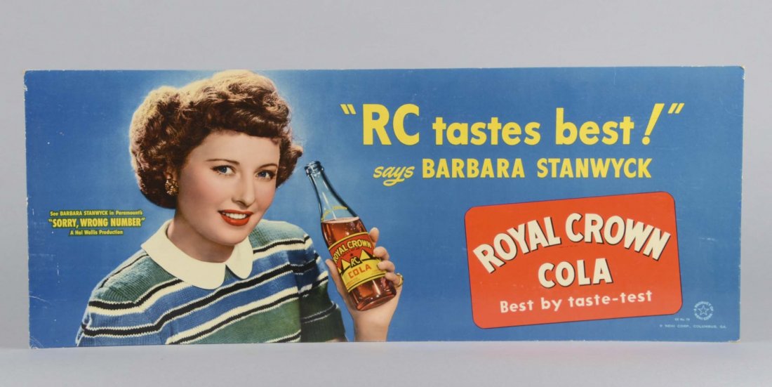 Royal Crown Cola Tin Advertising Sign (1 of 1)