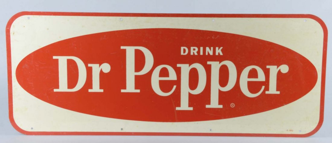 Dr. Pepper Metal Advertising Sign (1 of 2)