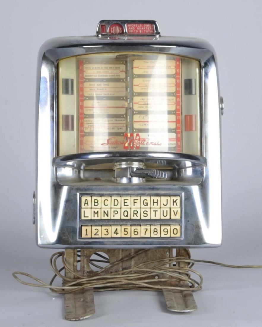 5¢, 10¢, 25¢ Seeburg Remote Jukebox Wall Box (1 of 2)